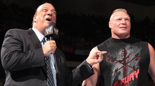 Brock Lesnar and Paul Heyman